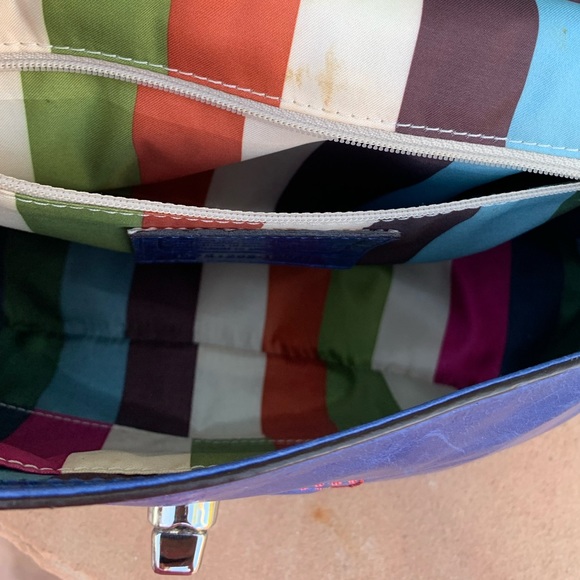 Coach Willis Multi-Colored Leather Turnlock Crossbody - Picture 17 of 17